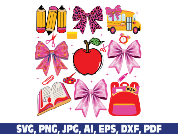 100 Days of School Dotted Coquette Bow