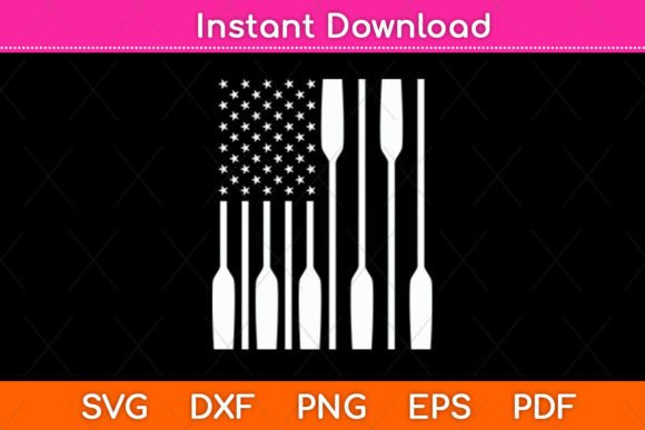 American Flag Rowing Paddle Lover Svg: A Designer's Review