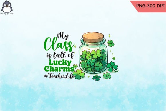 Full of Lucky Charms Teacher PNG Review