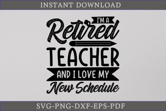 I'm a Retired Teacher Shirt: Design Review