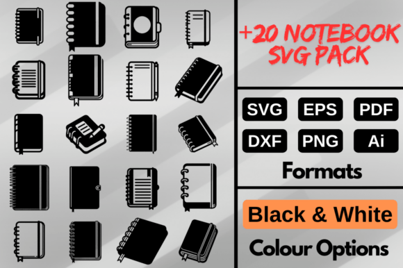 Notebook SVG Bundle Pack: Digital Bullet Review