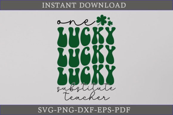 One Lucky Substitute Teacher Retro Shirt Review