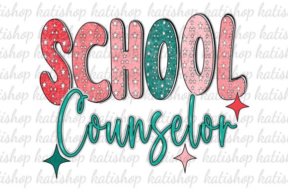 Pink School Counselor Star Sublimation Review
