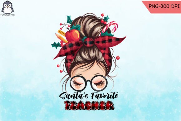 Santa's Favorite Xmas Teacher PNG Review