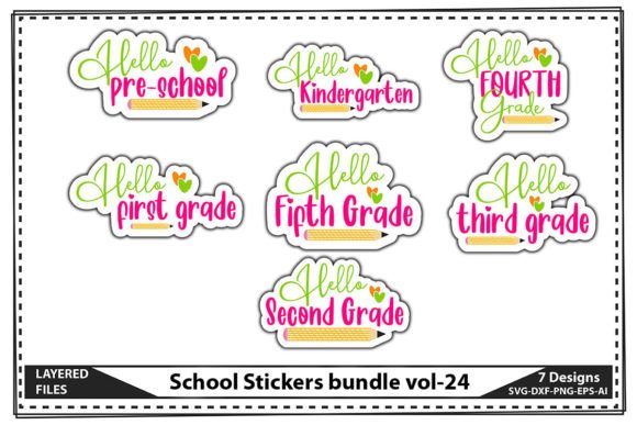 School Stickers Bundle Vol-24: A Designer’s Review