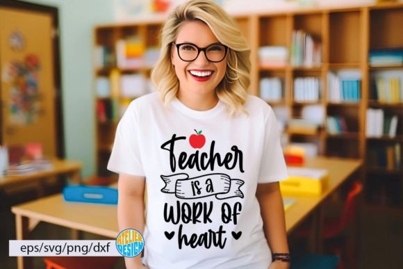 Teacher is a Work of Heart SVG: An Embroidery Review
