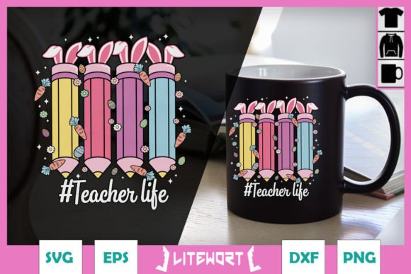 Teacher Life Happy Easter Day SVG Review