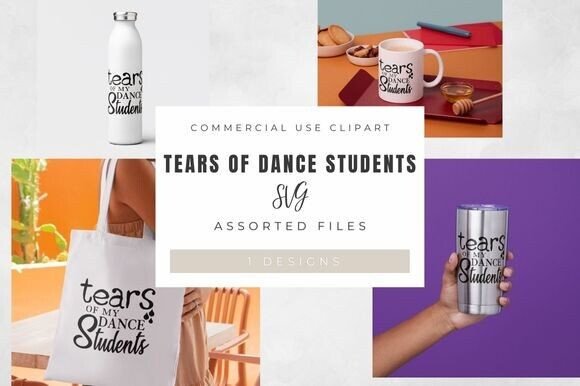 Tears of My Dance Students SVG: A Stitch Test